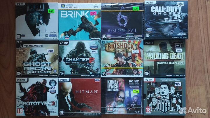 Игры для компьютера, лицензия, часть 3, А-Я