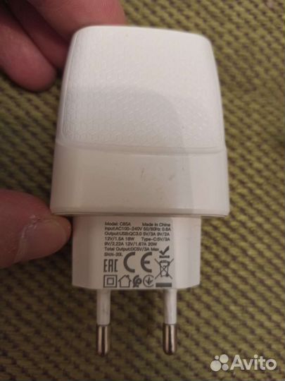 Зарядное устройство телефона 5V 3A, 5V 2.1A, 5V 1A