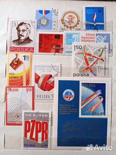Почтовые марки и блоки Польши