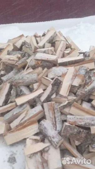 Дрова березовые. Колотые
