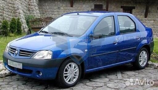 Порог Renault Logan 2004-2014, LADA Largus (0,8мм)