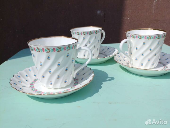 Чашки с блюдцами. ифз. Кофейные пары