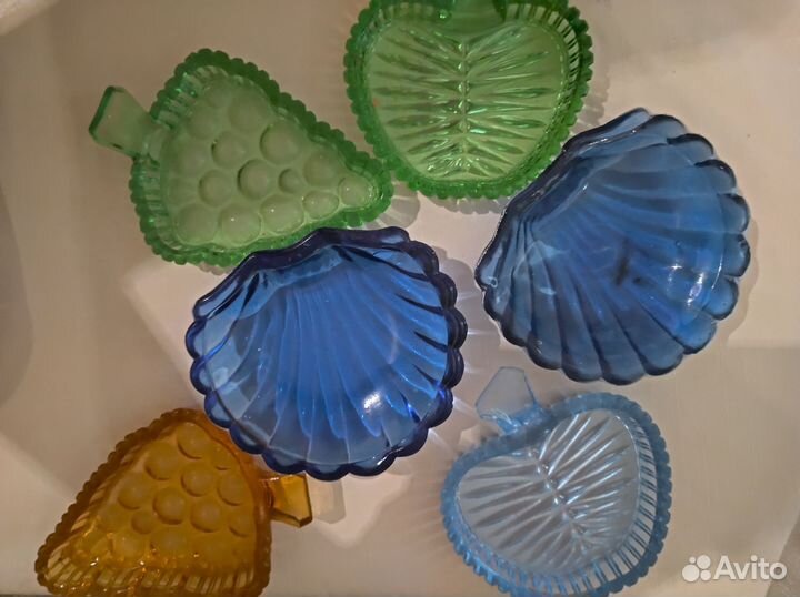 Розетки СССР Богемия стекло