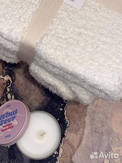 Плед ваниль