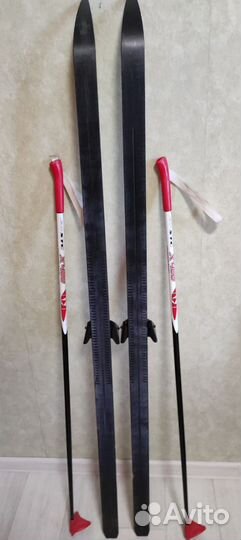 Лыжи беговые Full Visu Speed длина 150см с палками