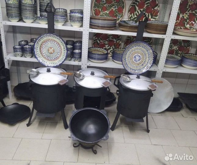 Казан чугунный / печи / садж