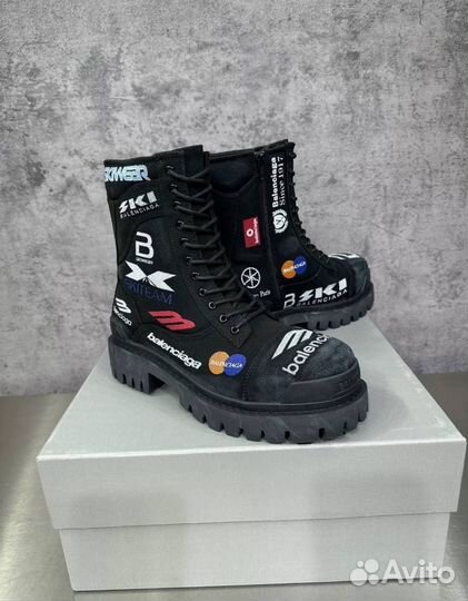 Ботинки Balenciaga Combat Strike 20mm Boots