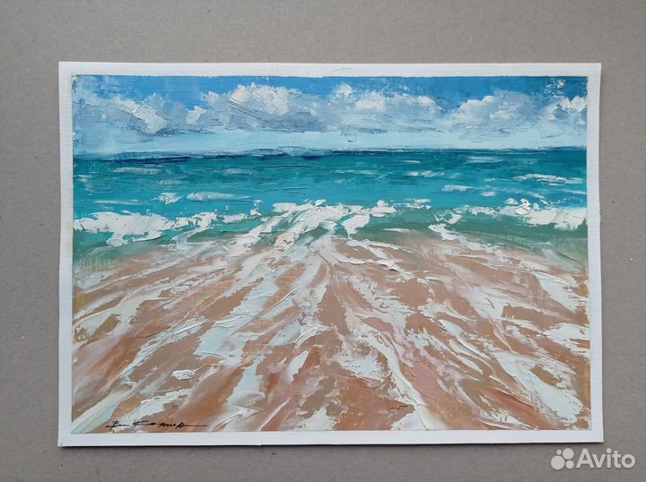 Много картин маслом