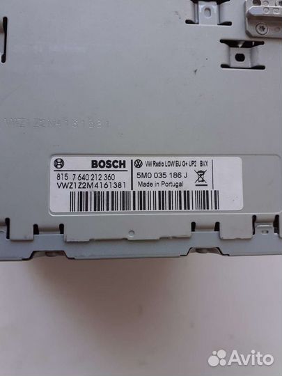 Магнитола фольксваген поло