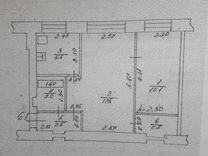 2-к. квартира, 41 м², 1/5 эт.