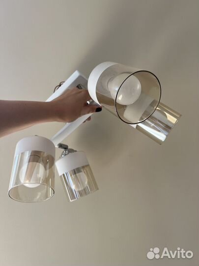 Люстра потолочная бу