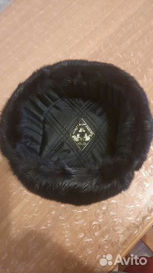Норковая шапка мужская