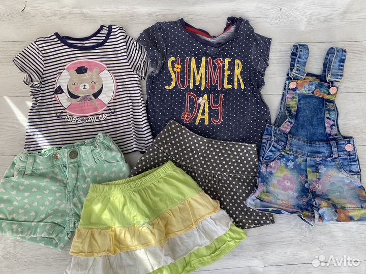 Пакет вещей на девочку 80 92
