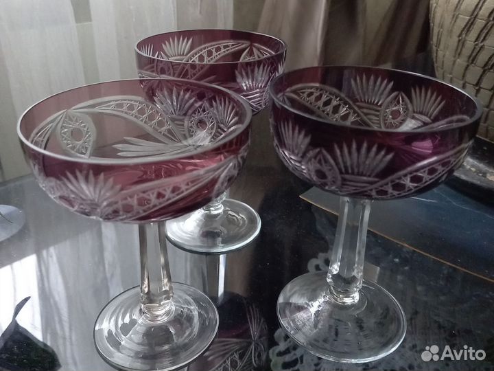 Бокалы для шампанского креманки