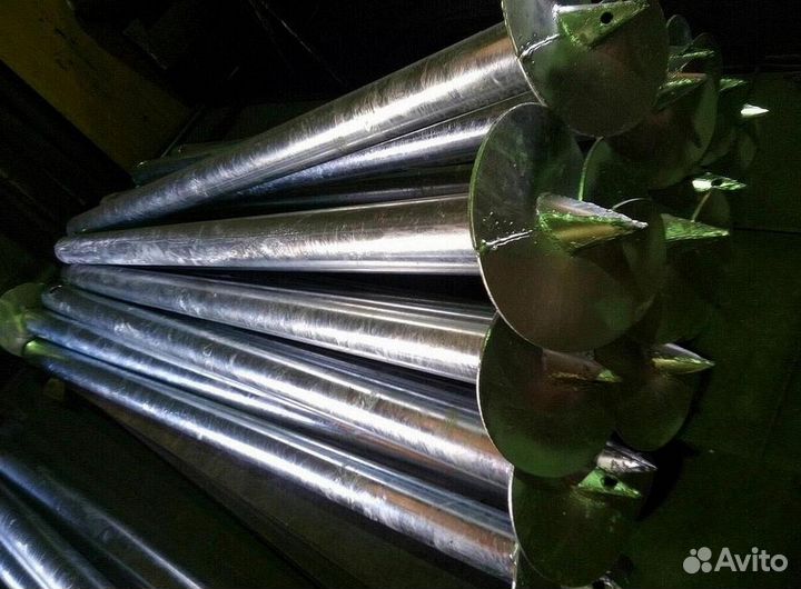 Винтовые сваи под ключ установка