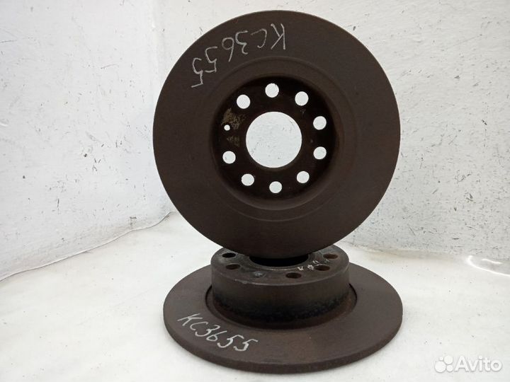 Диск тормозной volkswagen caddy 3 Задний