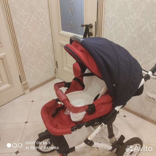 Детская коляска 2 в 1 +в подарок одеяло