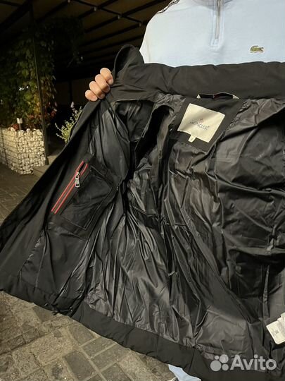 Пуховик moncler palm angels новый