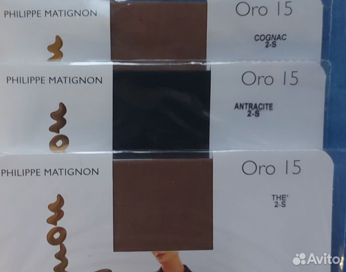 Колготки P.matignon Oro 15d беж/антрацит р.2,3,4,5