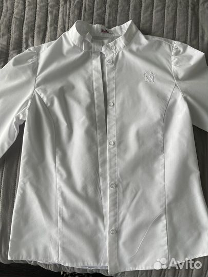 Рубашка школьная 140 девочки