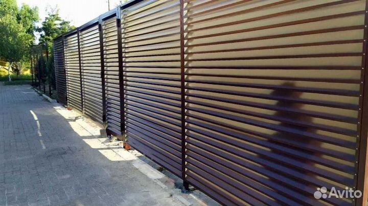 Забор жалюзи