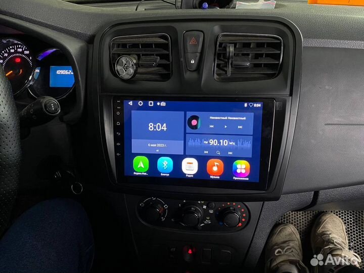 Магнитола 2din android Renault Sandero/logan