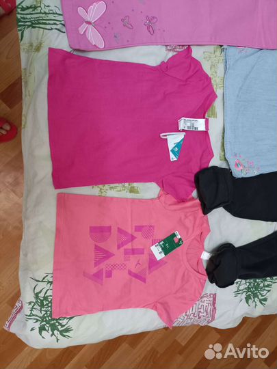 Вещи пакетом на девочку, рост 116
