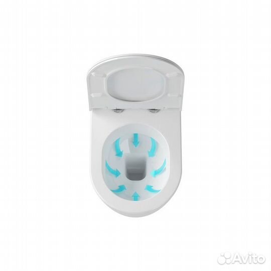 Унитаз подвесной Ravak Uni Chrome Rim, без сиденья