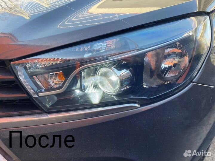 Установка Bi-led линз