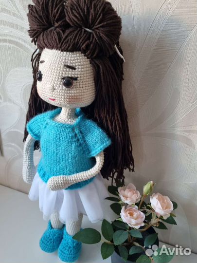 Подарок на новый год кукла амигуруми ручная работа