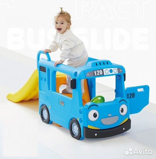 Горка детская автобус тайо аренда