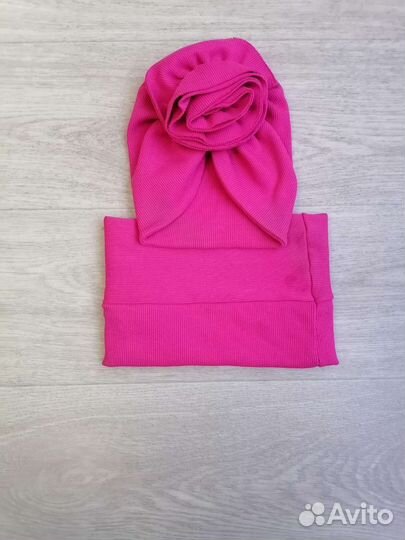 Детская шапка со снудом