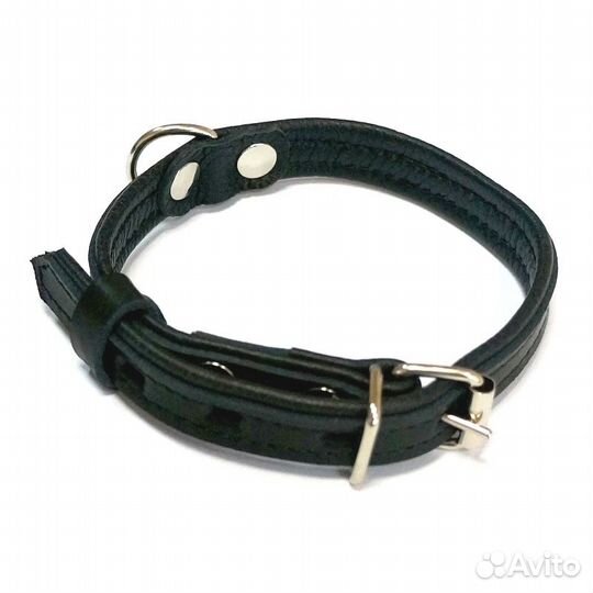 Ошейник 1350Ч hight line 35 мм без украшений длина