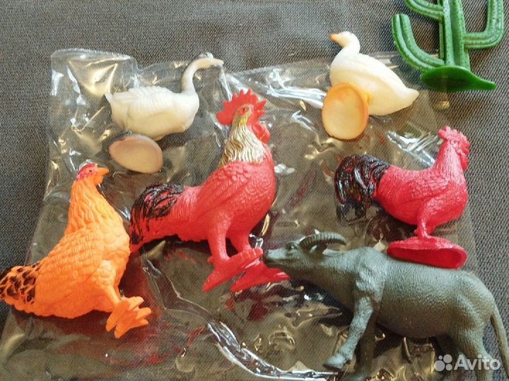Набор пластиковых фигурок Домашняя птица