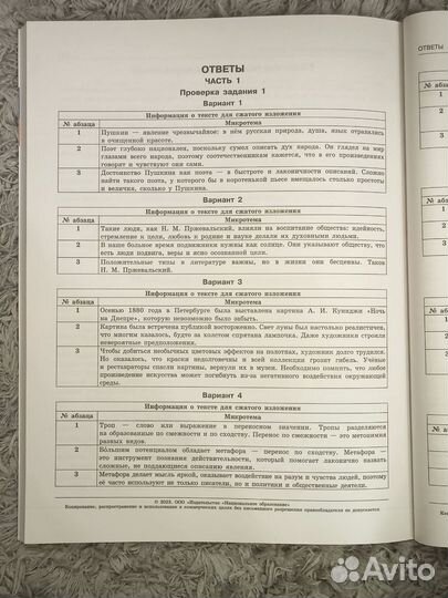 Сборник огэ по русскому языку