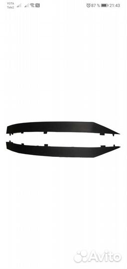 Накладки на бампер Приора