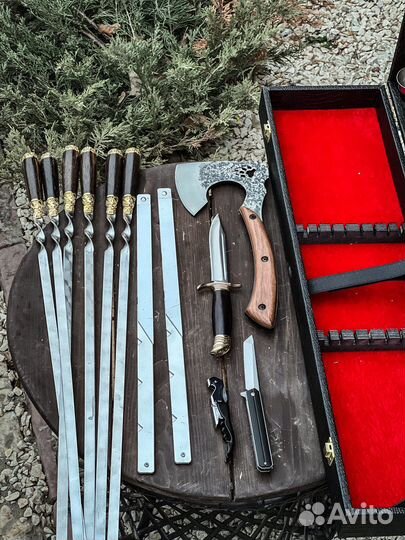 Люксовый шашлычный набор