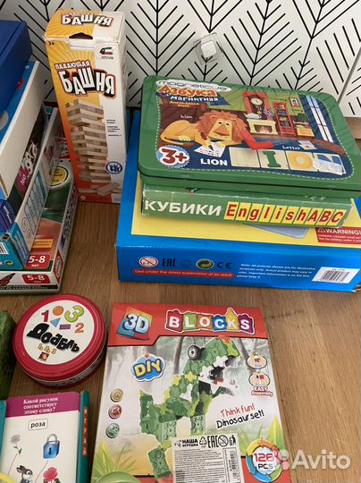 Настольные игры от 3 до 7 лет