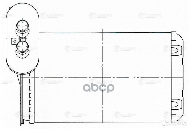 Радиатор отоп. для а/м Volksvwagen Golf III (91