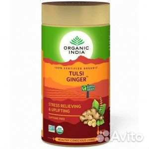 Чай Тулси с Имбирем Tulsi Ginger Organic India купить в Москве | Товары ...
