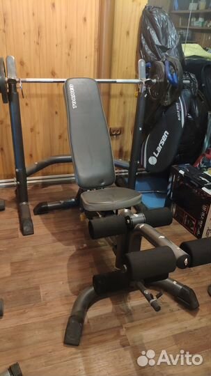 Скамья для жима + штанга