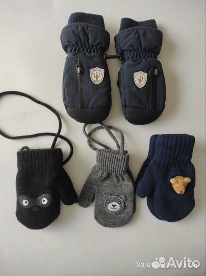 Варежки краги для мальчика 3 года
