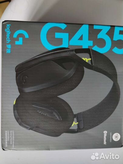 Logitech g435 lightspeed новые наушники