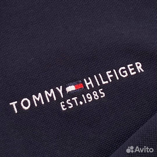 Tommy hilfiger свитшот на пуговицах синий