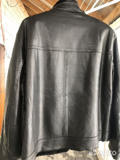 Кожаная куртка мужская