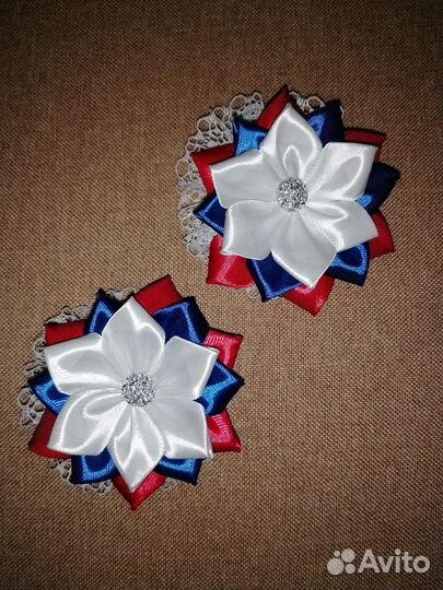 Бантики из репсовой ленты