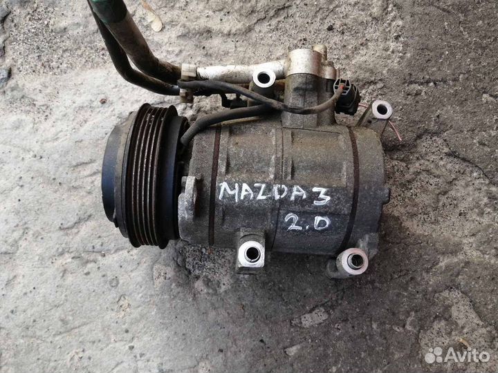Компрессор Кондиционера Мазда 3 2008 год 2.0