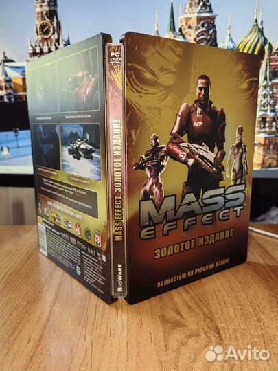 Mass Effect золотое издание Steelbook