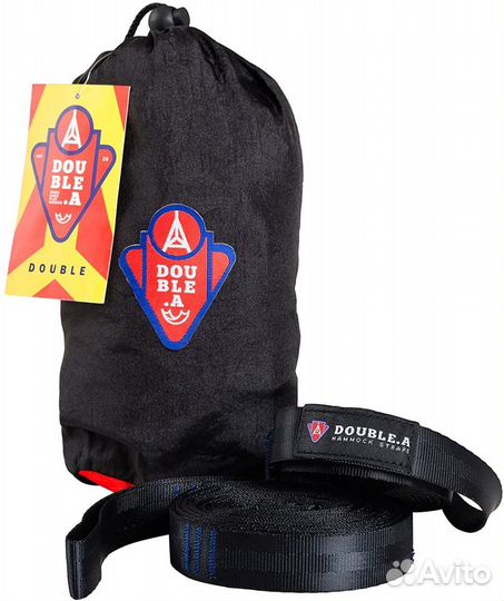 Гамак лёгкий двухместный из парашютного нейлона