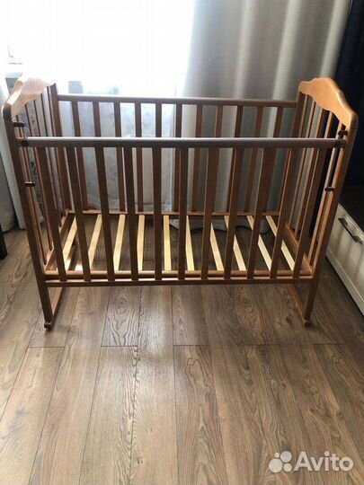 Детская кровать от 0 до 3 лет манеж качалка